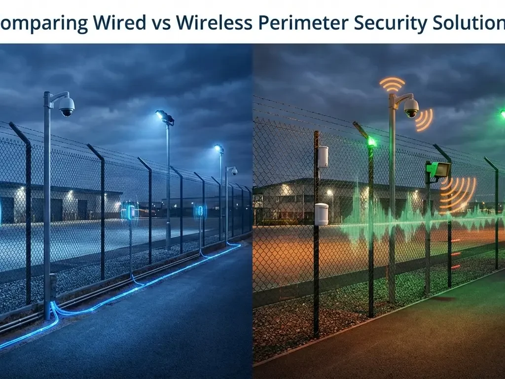 Comparing Wired vs Wireless Perimeter Security Solutions