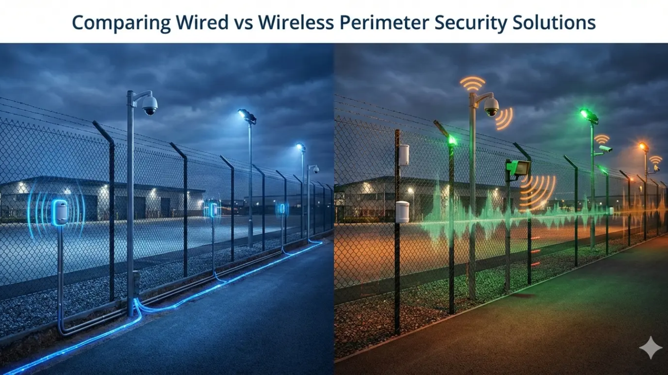 Comparing Wired vs Wireless Perimeter Security Solutions