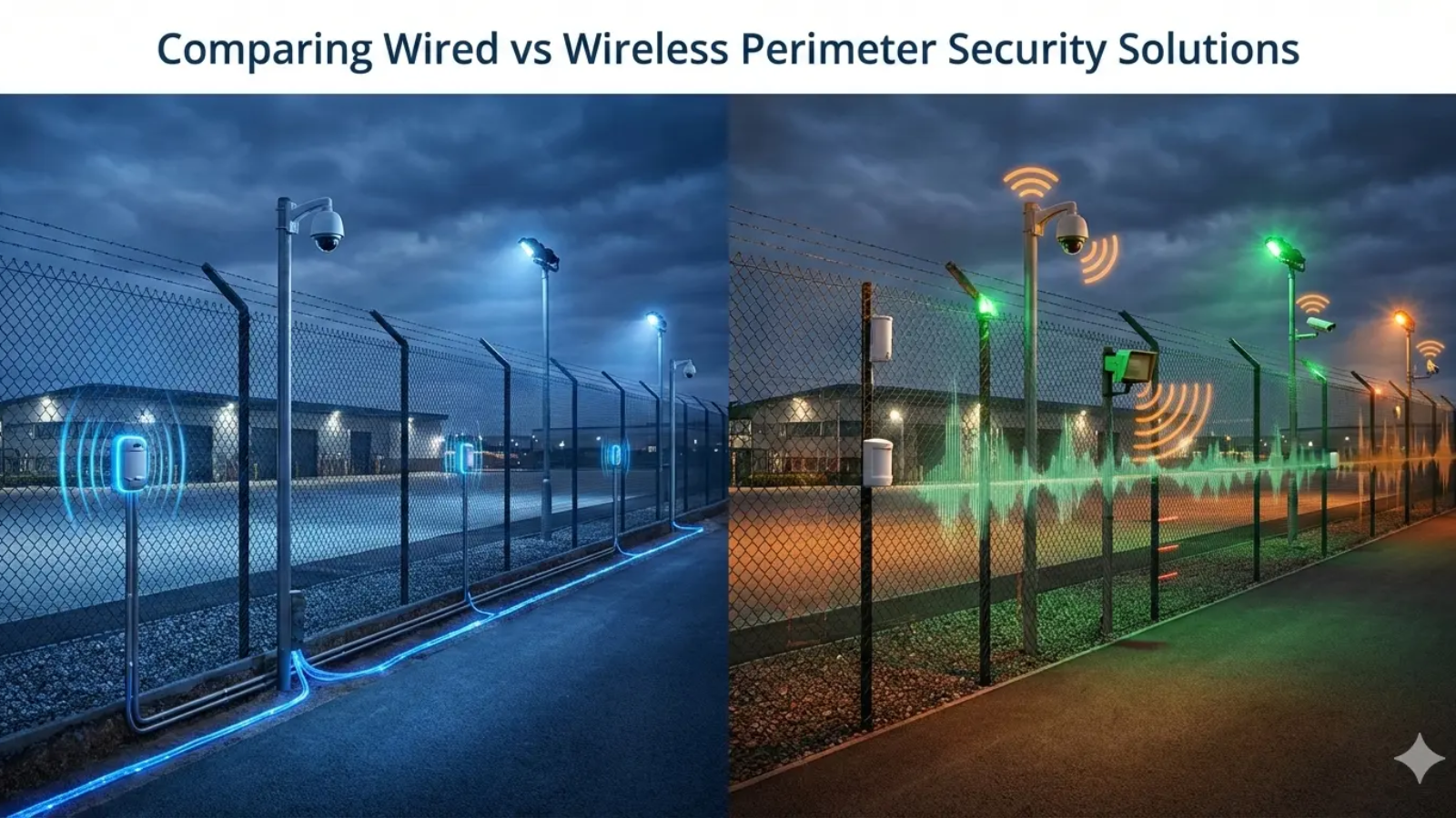 Comparing Wired vs Wireless Perimeter Security Solutions