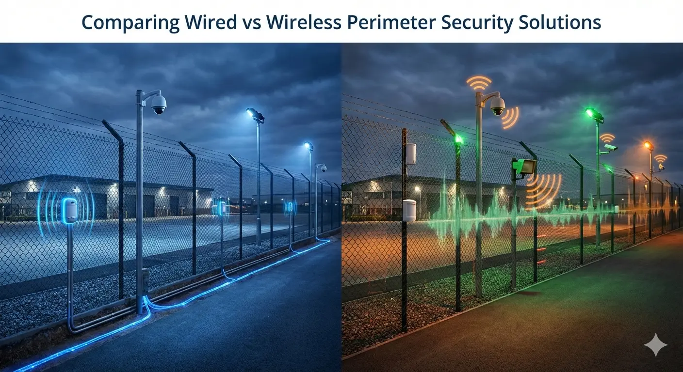 Comparing Wired vs Wireless Perimeter Security Solutions