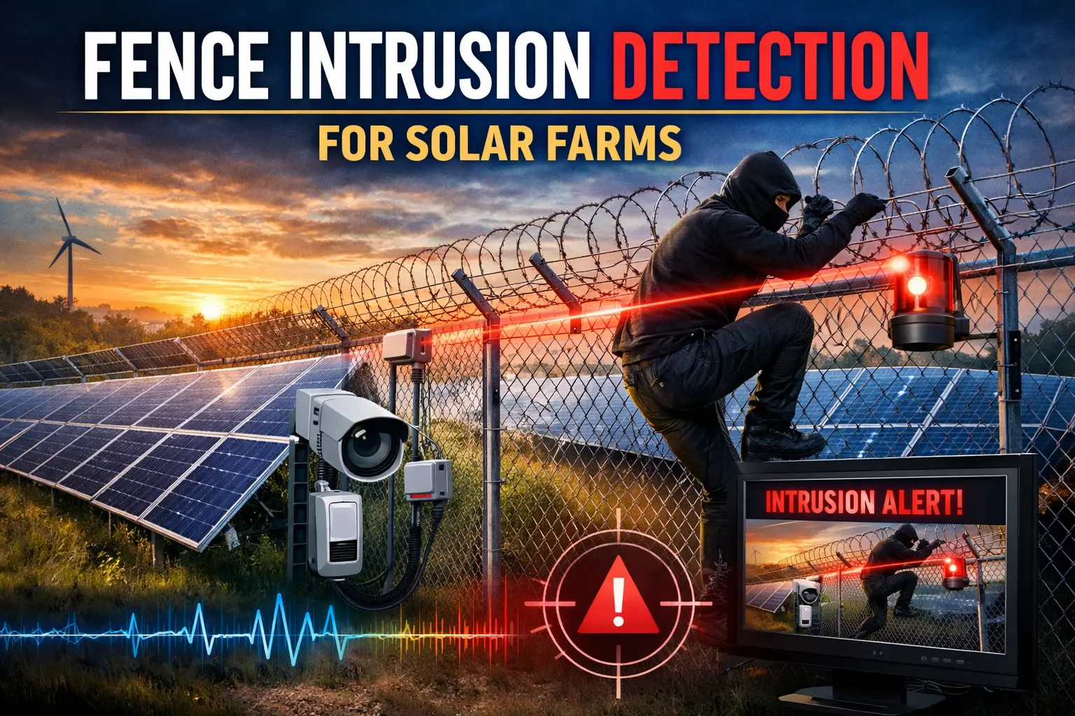 Fence Intrusion Detection for Solar Farms