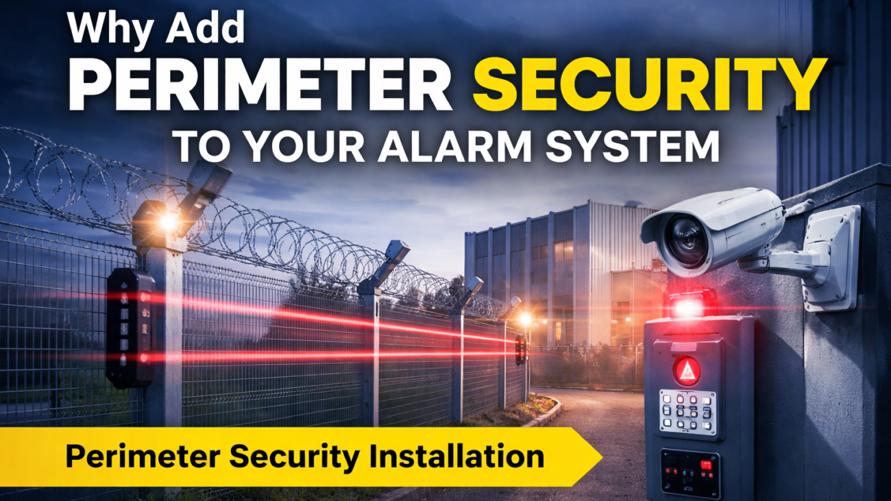 Why add perimeter security to your alarm system with perimeter security installation and integrated physical security systems
