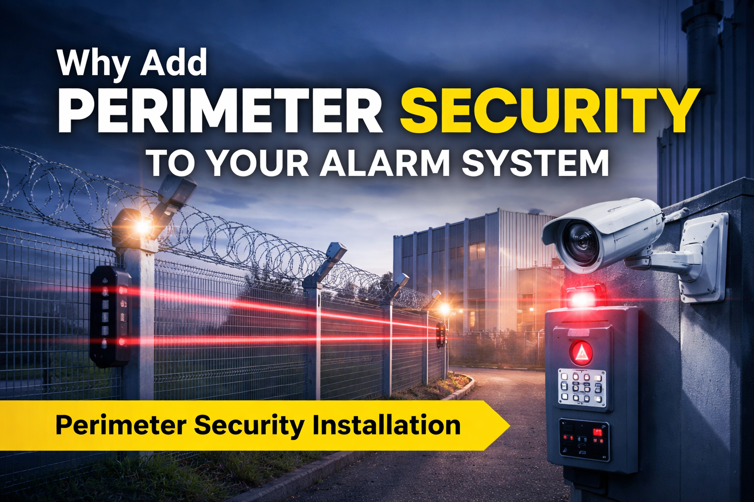 Why add perimeter security to your alarm system with perimeter security installation and integrated physical security systems