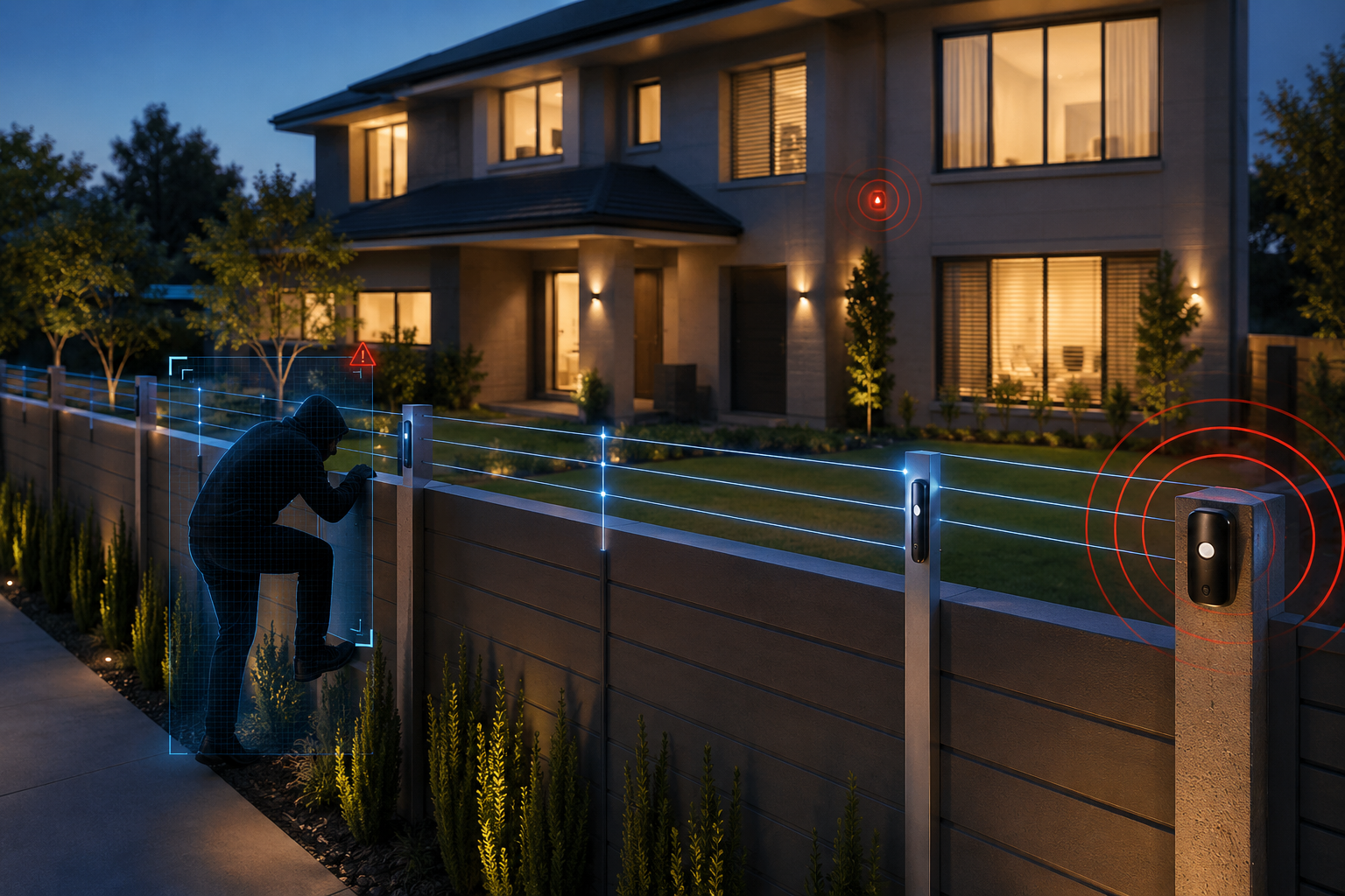 PIDS Security for Domestic Properties | SyscoTech Perimeter Protection System