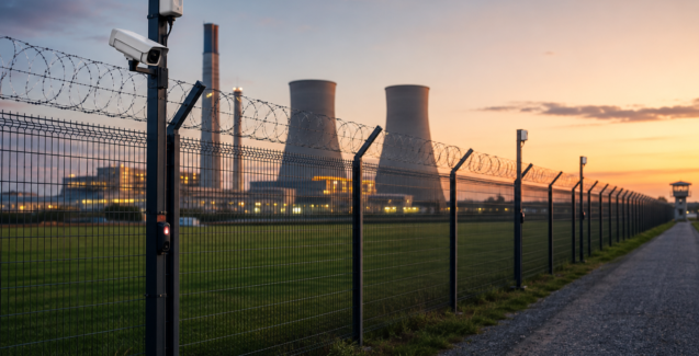 Modern perimeter security systems protecting aircraft, power plants, manufacturing facilities and industrial sites using advanced perimeter intrusion detection systems (PIDS)