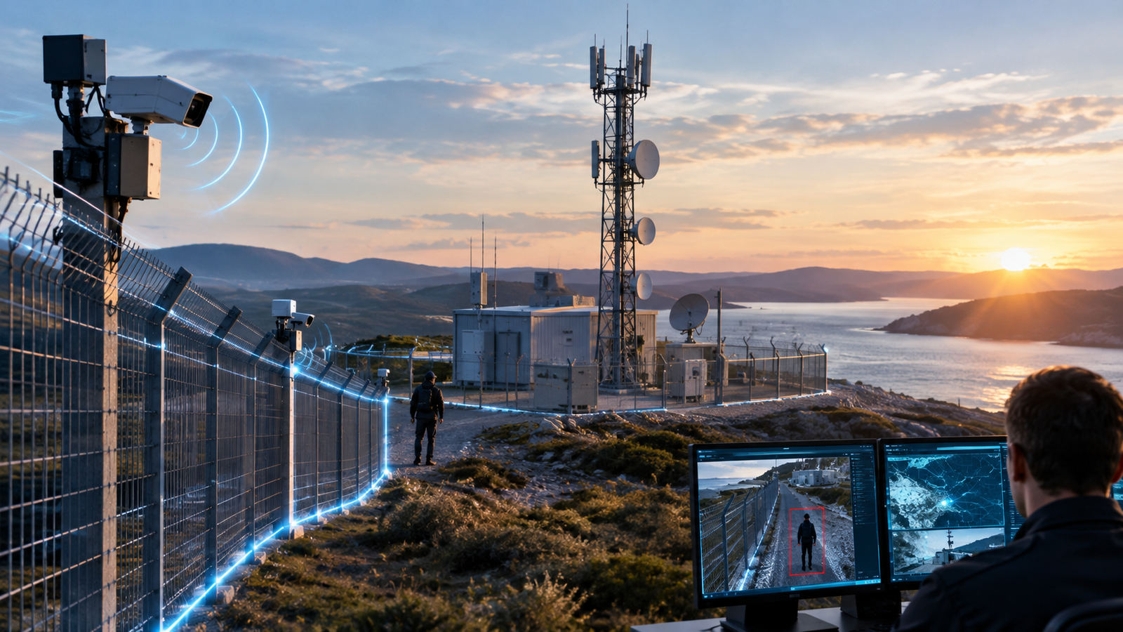Perimeter Alarms & Protection for Communication Facilities