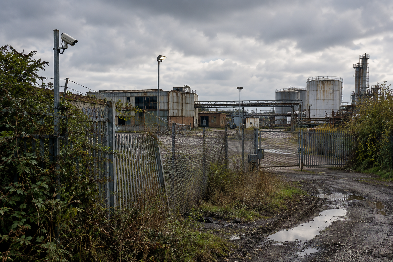 Perimeter Security Challenges at Brownfield Industrial Sites
